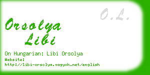 orsolya libi business card